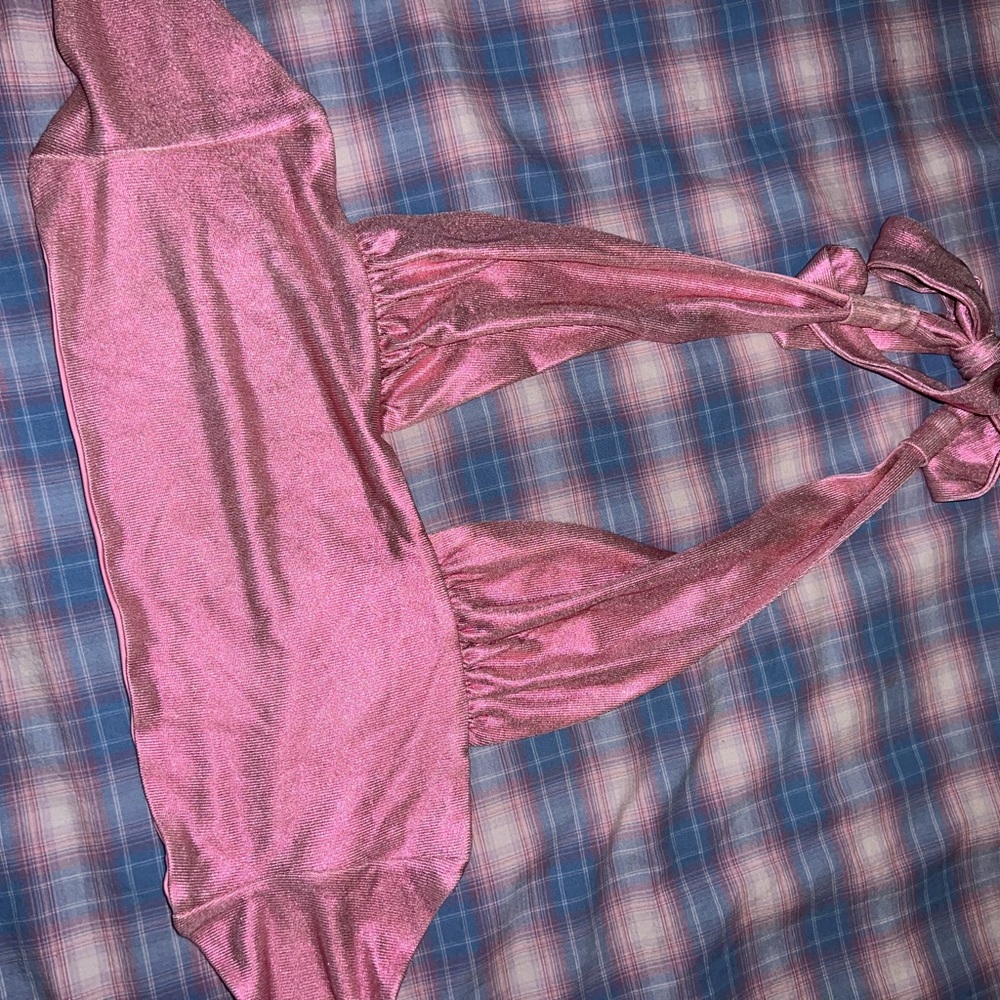 I.AM.GIA Pink Halter Top